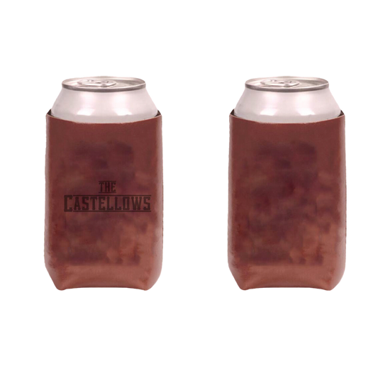 The Castellows Faux Leather Koozie