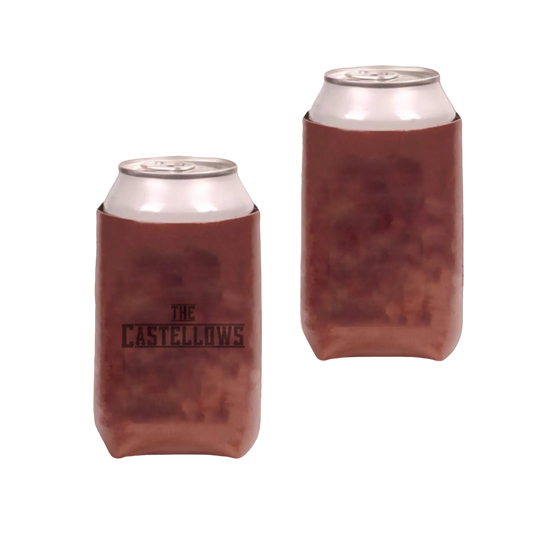 The Castellows Faux Leather Koozie