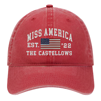 Miss America Dad Hat